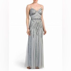 Marina Long Beaded Gown